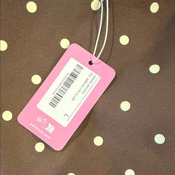 Edikted Chocolate Polka Dot Hoodie - Picture 3 of 4